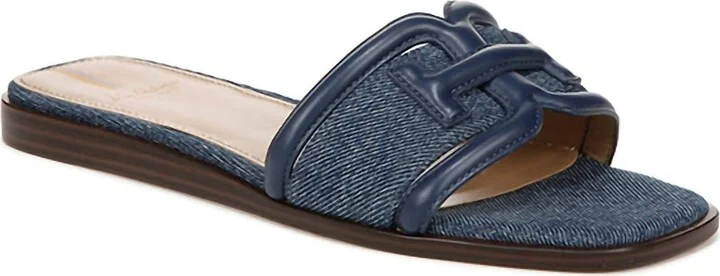 Women's Irina Slide Sandal In Blue Stone