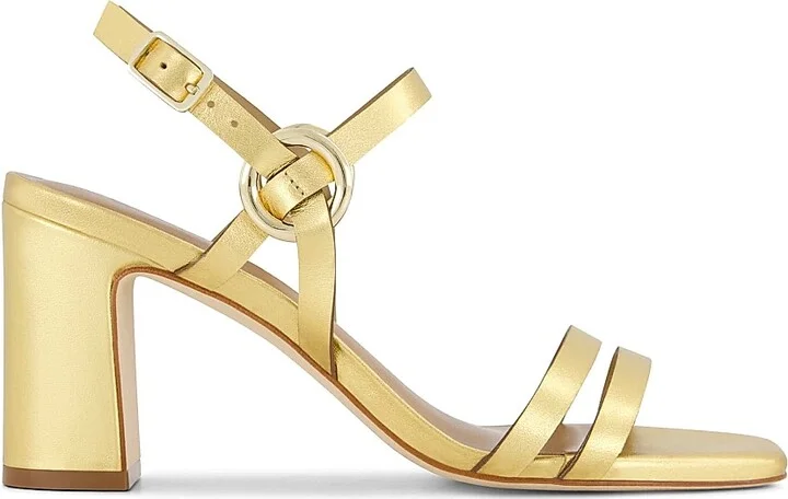 Women's Irisa Heeled Sandals - Gold - Size 9.5
