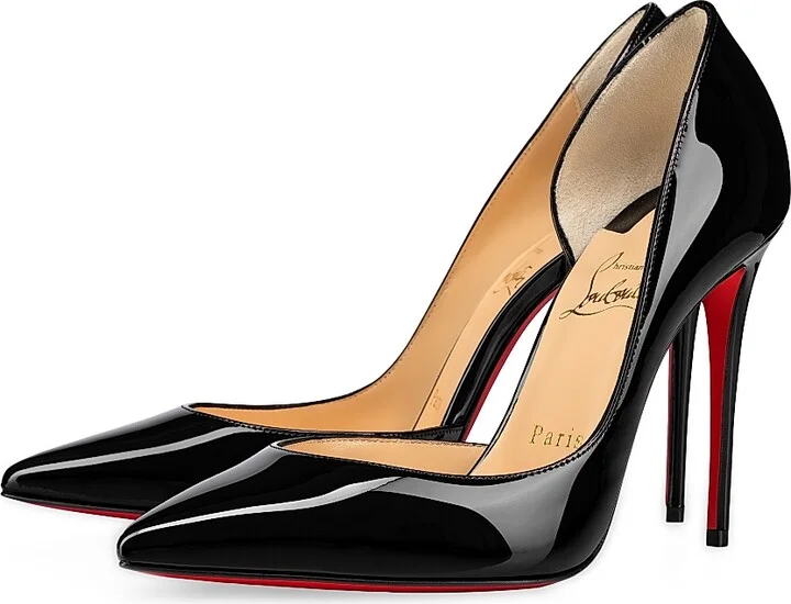 Women's Iriza 100MM Patent Leather Pumps - Black - Size 4 - Image 2