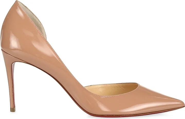 Women's Iriza 85MM Patent Leather Pumps - Beige - Size 4