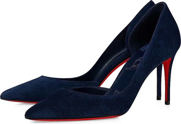 Women's Iriza Veau Velours 85MM Pumps - Zaffiro - Size 5 - Image 2