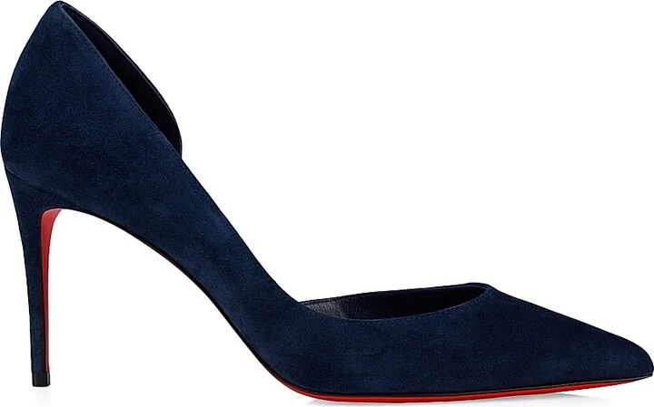 Women's Iriza Veau Velours 85MM Pumps - Zaffiro - Size 5