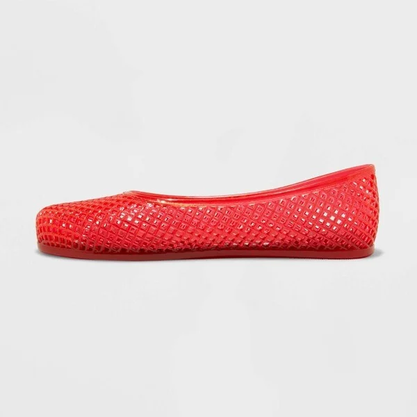 Women's Isabella Jelly Flats - Wild Fable™ : Pull-On Ballet Flats, Round Closed Toe, Textured PVC Outsole - Image 5