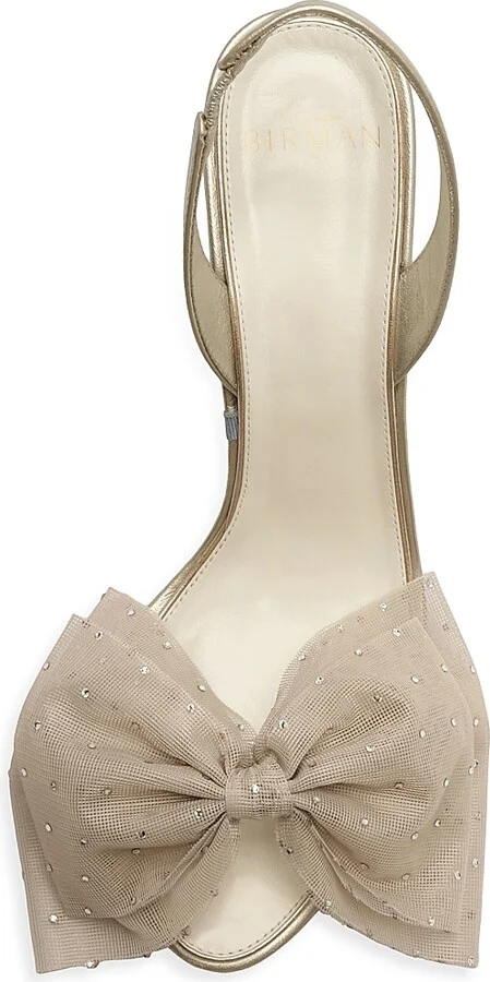 Women's Isabelle 85MM Crystals Bridal Sandals - Brut - Size 5.5 - Image 7