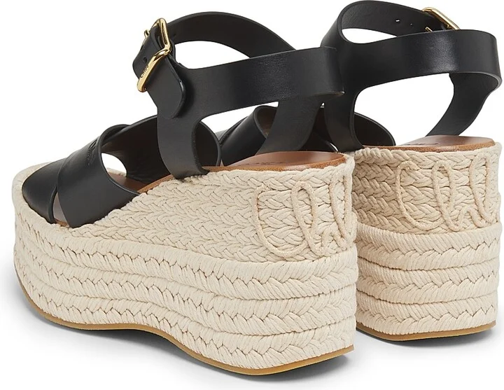 Women's Isla Leather Wedge Sandals - Ginger Brown - Size 6 - Image 7