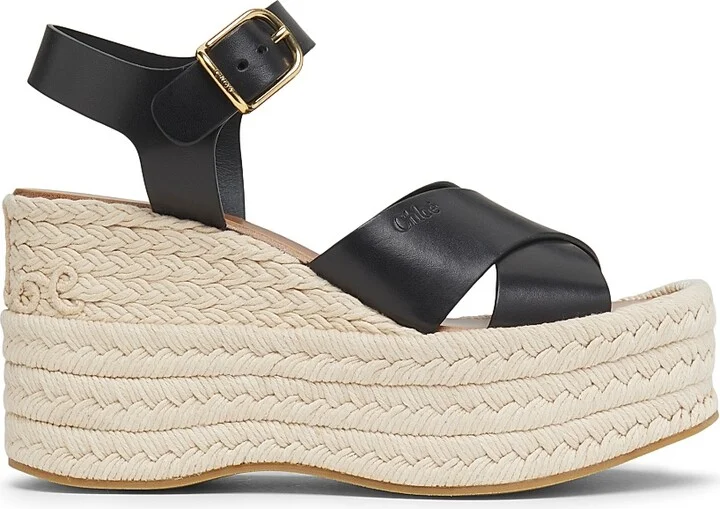 Women's Isla Leather Wedge Sandals - Ginger Brown - Size 6 - Image 11