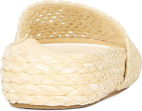 Women's Isla Logo Espadrille Sandals - Natural Brown - Size 6 - Image 3