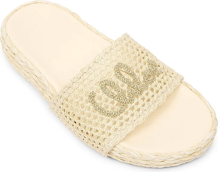 Women's Isla Logo Espadrille Sandals - Natural Brown - Size 6 - Image 5