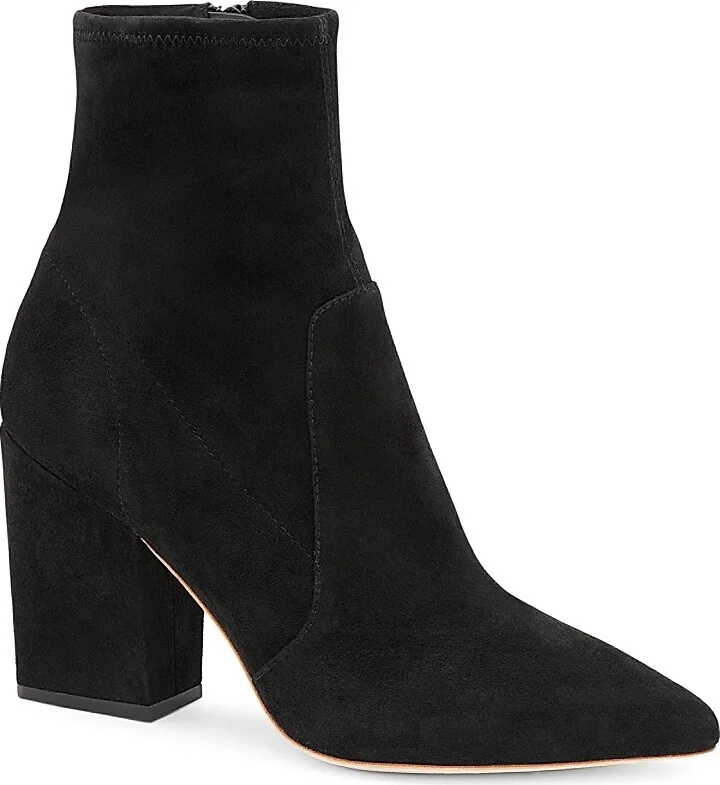 Women's Isla Suede Ankle Boots - Black - Size 5