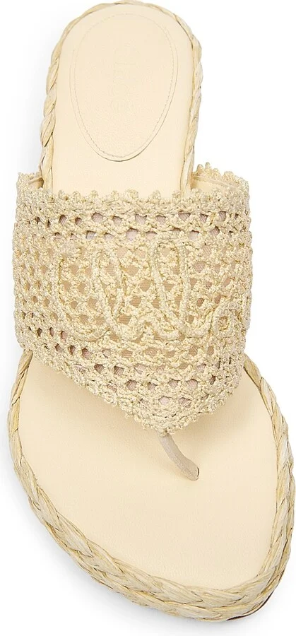 Women's Isla Woven Thong Sandals - Black - Size 5 - Image 8