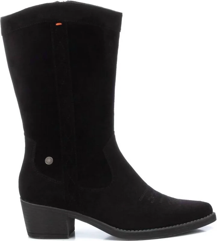 Women's Italian Western Boots In Black