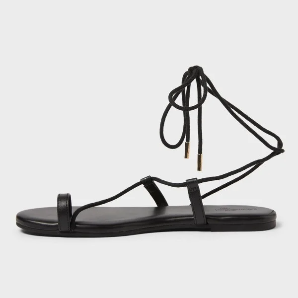 Women's Ivana Footbed Toe Ring Sandals - Universal Thread™ : Cushioned, Adjustable Strap, Open Toe - Image 2