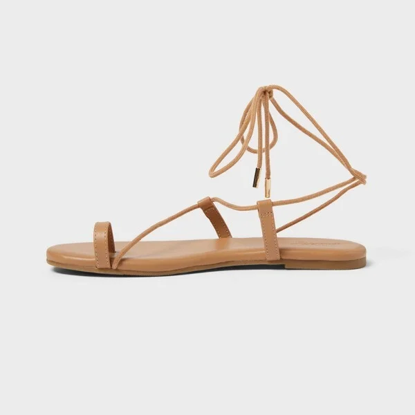 Women's Ivana Footbed Toe Ring Sandals - Universal Thread™ : Cushioned, Adjustable Strap, Open Toe - Image 3