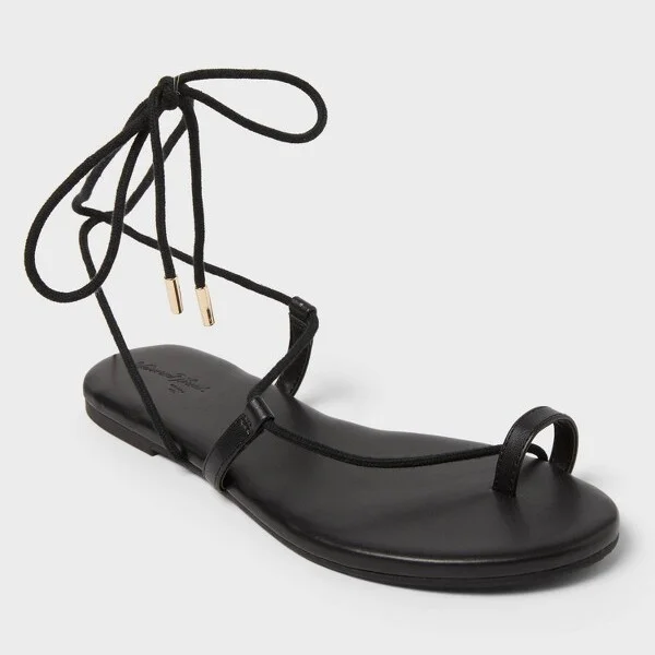 Women's Ivana Footbed Toe Ring Sandals - Universal Thread™ : Cushioned, Adjustable Strap, Open Toe