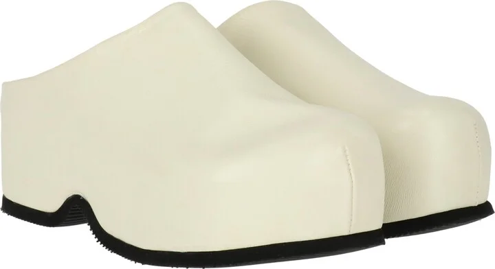 Womens Ivory Mule