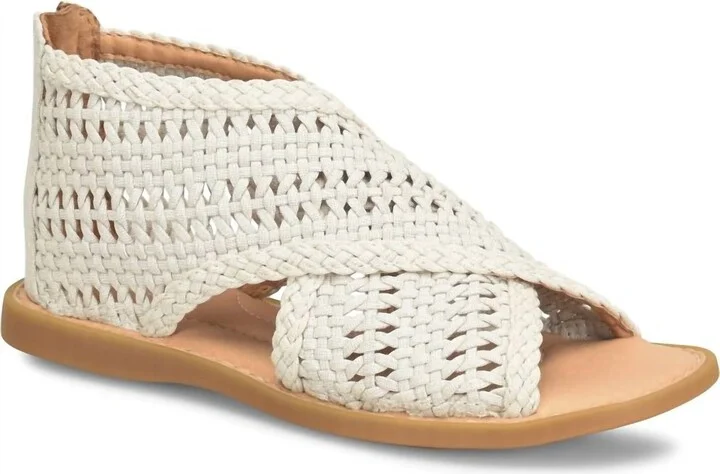 Women's Iwa Mac Sandal In Cream Fabric