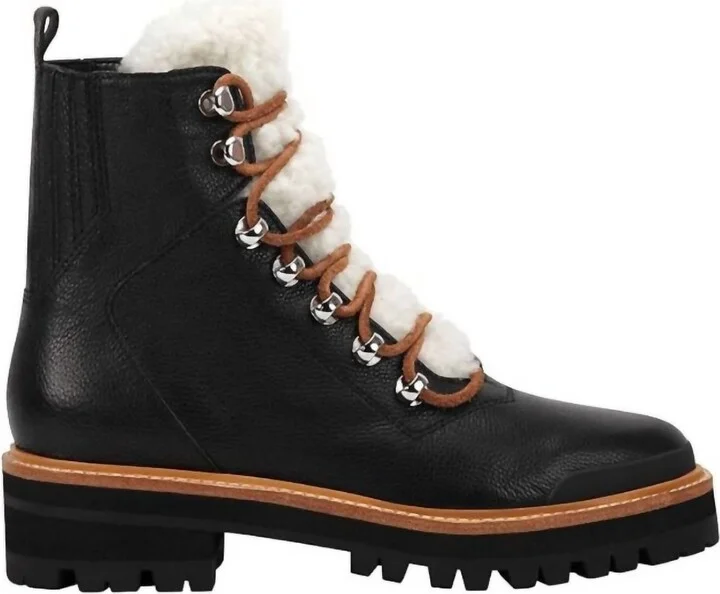 Women's Izzie Ankle Boot In Black/natural