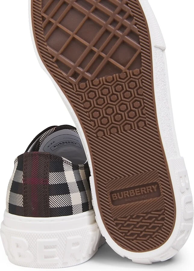 Women's Jack Check Tennis Sneakers - Mahogany Check - Size 5 - Image 6