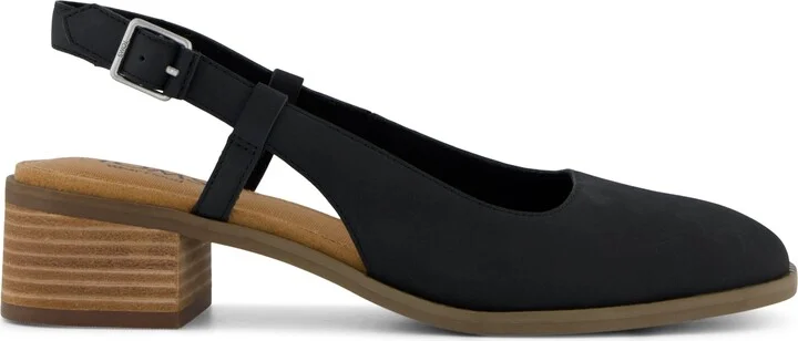 Womens Jaclyn Slingback Heel Nubuck Leather