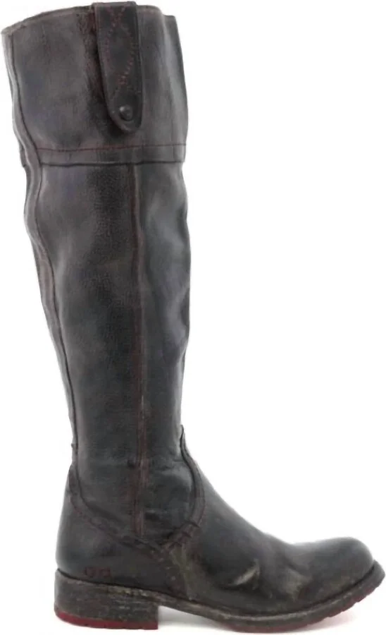 Women's Jacqueline Boots In Black Rustic