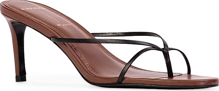 Women's Jade 65MM Leather Sandals - Chestnut Leather - Size 11 - Image 2