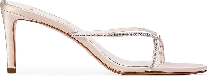 Women's Jade 65MM Satin Sandals - Mint Satin - Size 7 - Image 7