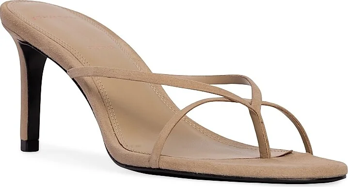 Women's Jade 65MM Suede Sandals - Sand Suede - Size 5 - Image 3
