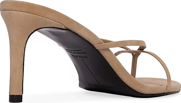 Women's Jade 65MM Suede Sandals - Sand Suede - Size 5 - Image 4