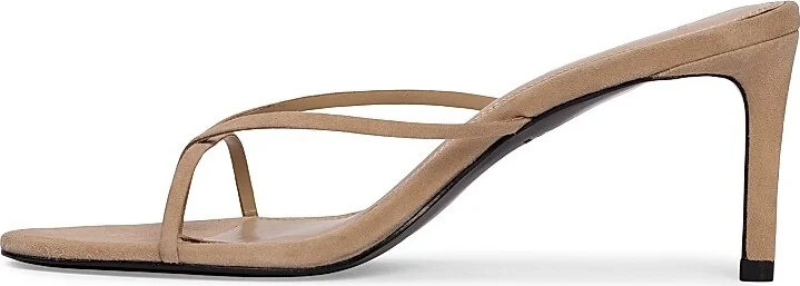 Women's Jade 65MM Suede Sandals - Sand Suede - Size 5 - Image 5