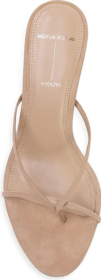 Women's Jade 65MM Suede Sandals - Sand Suede - Size 5 - Image 6