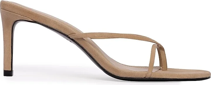 Women's Jade 65MM Suede Sandals - Sand Suede - Size 5