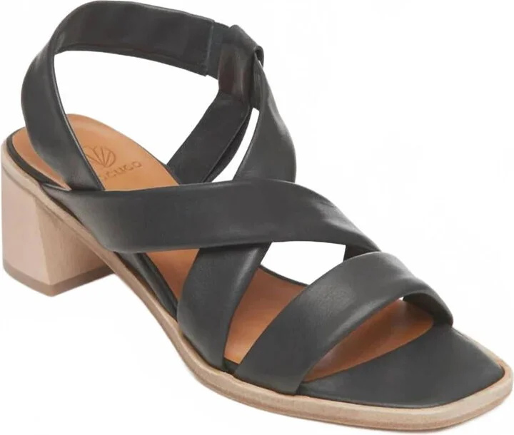 Women's Jade Heeled Sandal In Deep Sea