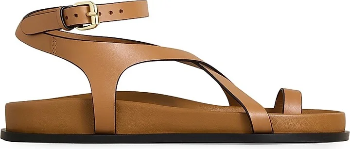 Women's Jalen Slim Leather Sandals - Black - Size 5 - Image 10