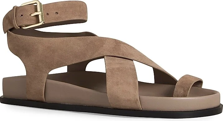 Women's Jalen Suede Sandals - Caribou Suede - Size 5 - Image 2