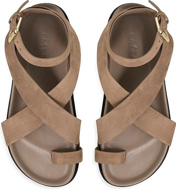 Women's Jalen Suede Sandals - Caribou Suede - Size 5 - Image 3