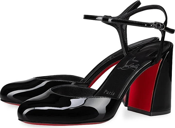 Women's Jane Patent Leather 85MM Pumps - Black - Size 6 - Image 2