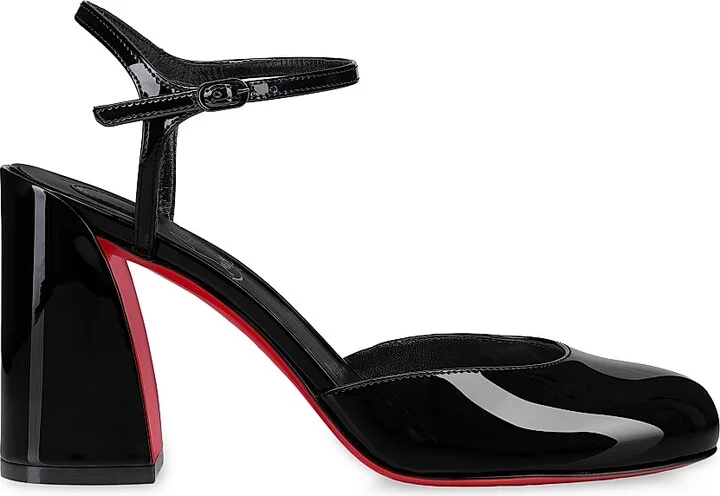 Women's Jane Patent Leather 85MM Pumps - Black - Size 6