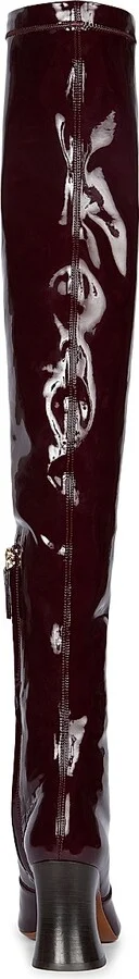 Women's Janis Tall Shaft Patent Leather Boots - Obscure Red - Size 6.5 - Image 3