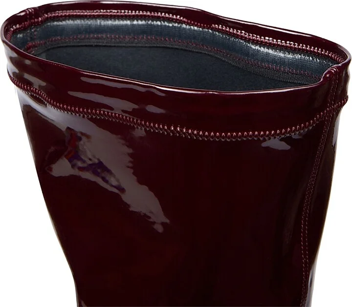 Women's Janis Tall Shaft Patent Leather Boots - Obscure Red - Size 6.5 - Image 5