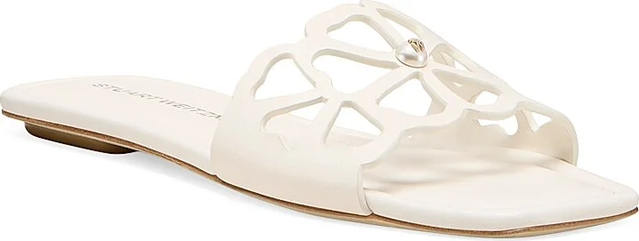 Women's Jasmine Leather Sandals - Black - Size 10 - Image 5