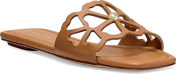 Women's Jasmine Leather Sandals - Black - Size 10 - Image 7
