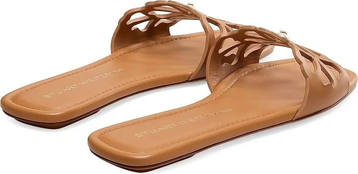 Women's Jasmine Leather Sandals - Black - Size 10 - Image 8