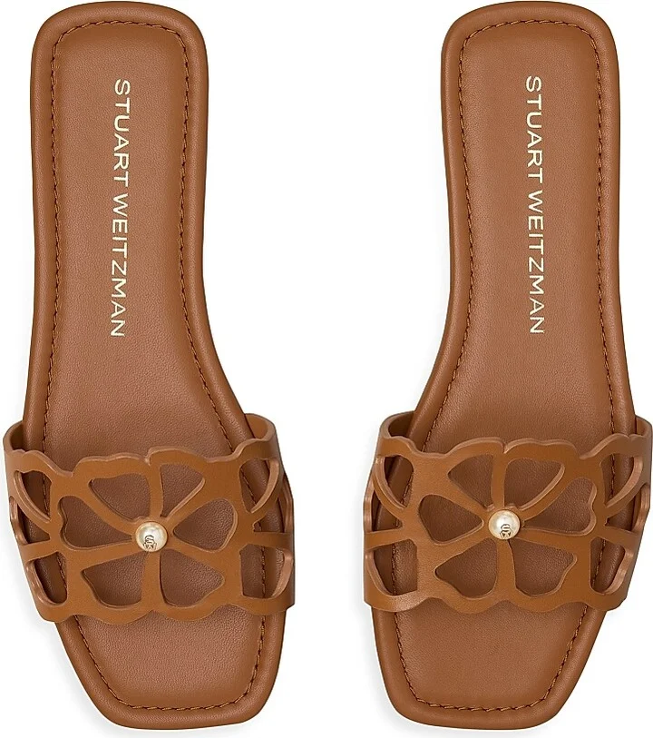 Women's Jasmine Leather Sandals - Black - Size 10 - Image 9