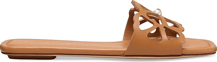 Women's Jasmine Leather Sandals - Black - Size 10 - Image 10