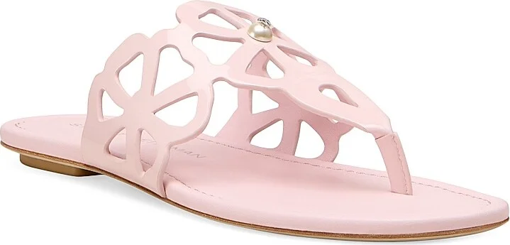Women's Jasmine Patent Leather T-Strap Sandals - Adobe - Size 10 - Image 11