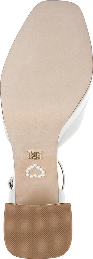 Women's Jayda II 105MM Leather Pumps - White Leather - Size 5 - Image 6