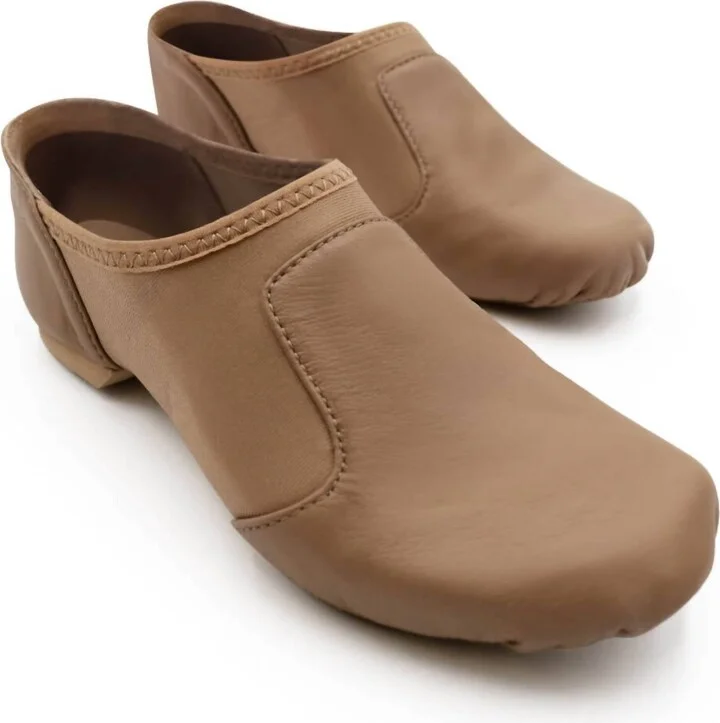 Women's Jazz Glove Jazz Shoe In Caramel
