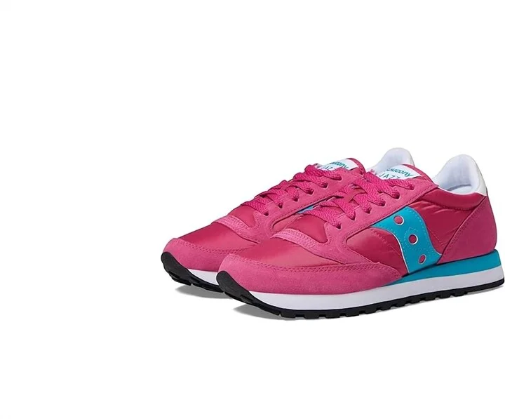 Women's Jazz Original Low Top Sneakers In Fuchsia/blue
