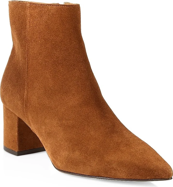 Women's Jeanne 85MM Suede Ankle Boots - Black - Size 7 - Image 7