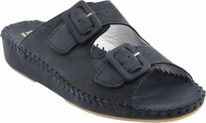Women's Jen Sandals In Black Nubuck